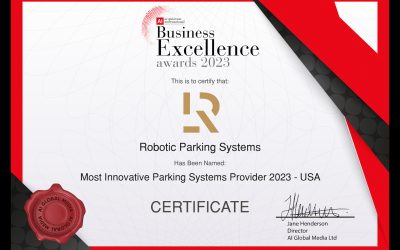 Robotic Parking Systems – Business Excellence Award