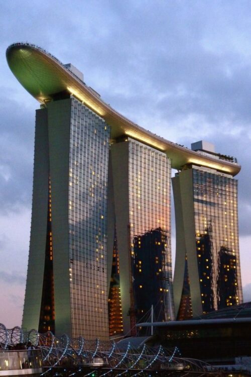 white high-rise buildings